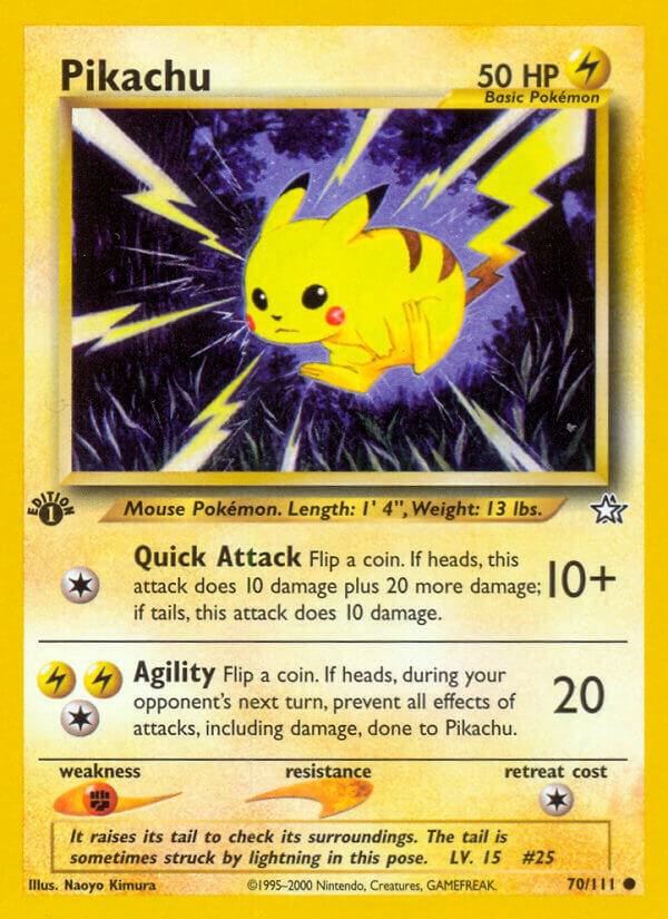 Pikachu #070/111 - Neo Genesis - Near Mint