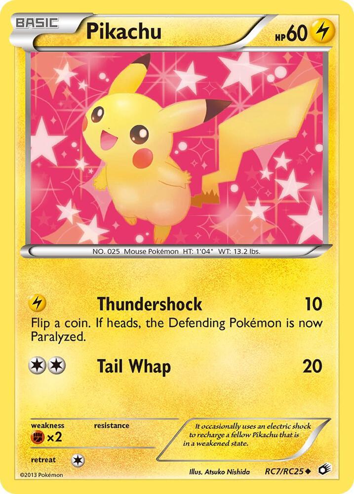 Pikachu #RC7/RC25 - Legendary Treasures: Radiant Collection - Moderately Played