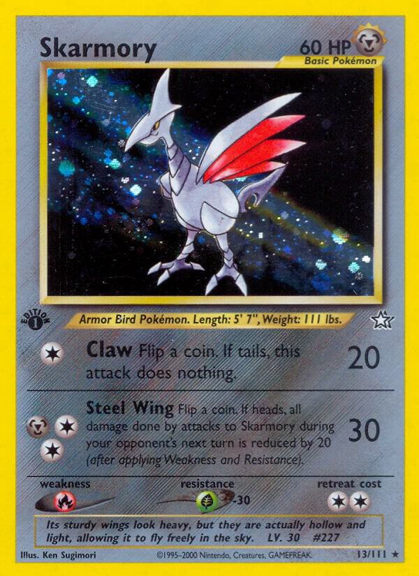 Skarmory #013/111 - Neo Genesis - Heavily Played